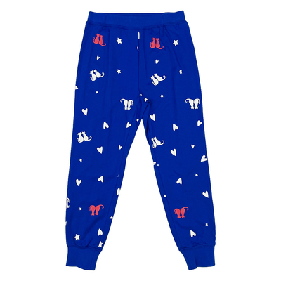 Pajamas Girl 2 Pieces Set Kids Pajamas Cotton Rib Cuff Kids Clothing with Small MOQ
